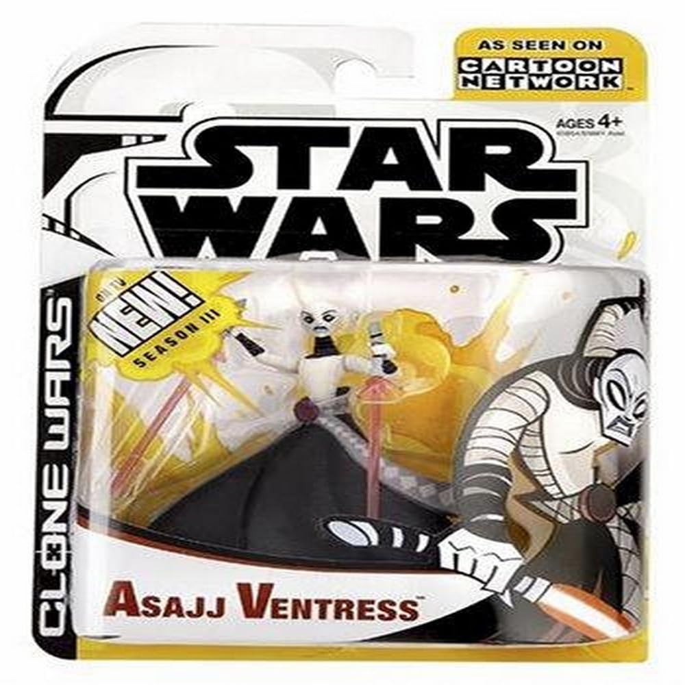 Star Wars Animated Figure ASAJJ VENTRESS - Premium Collectible Action Figure for Fans & Collectors | Perfect for Display, Cosplay, and Gift Giving