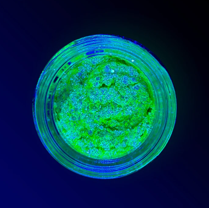 Palms Glowjam Sheers Cosmic UV Glitter Concentrate - Long-Lasting Body Glitter for Festivals, Raves & Nightlife | Waterproof & Vibrant UV Glow Makeup