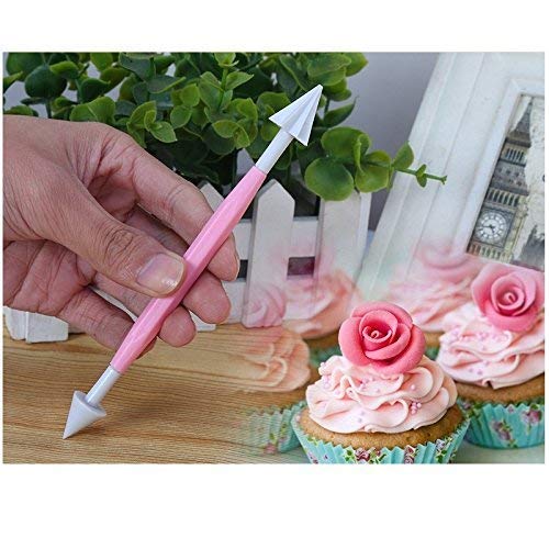 8-Piece Fondant Cake Decorating Tool Set - 16 Flower Patterns for Sugar Craft & Clay Modeling - Perfect for Wedding, Birthday & DIY Cake Decorating