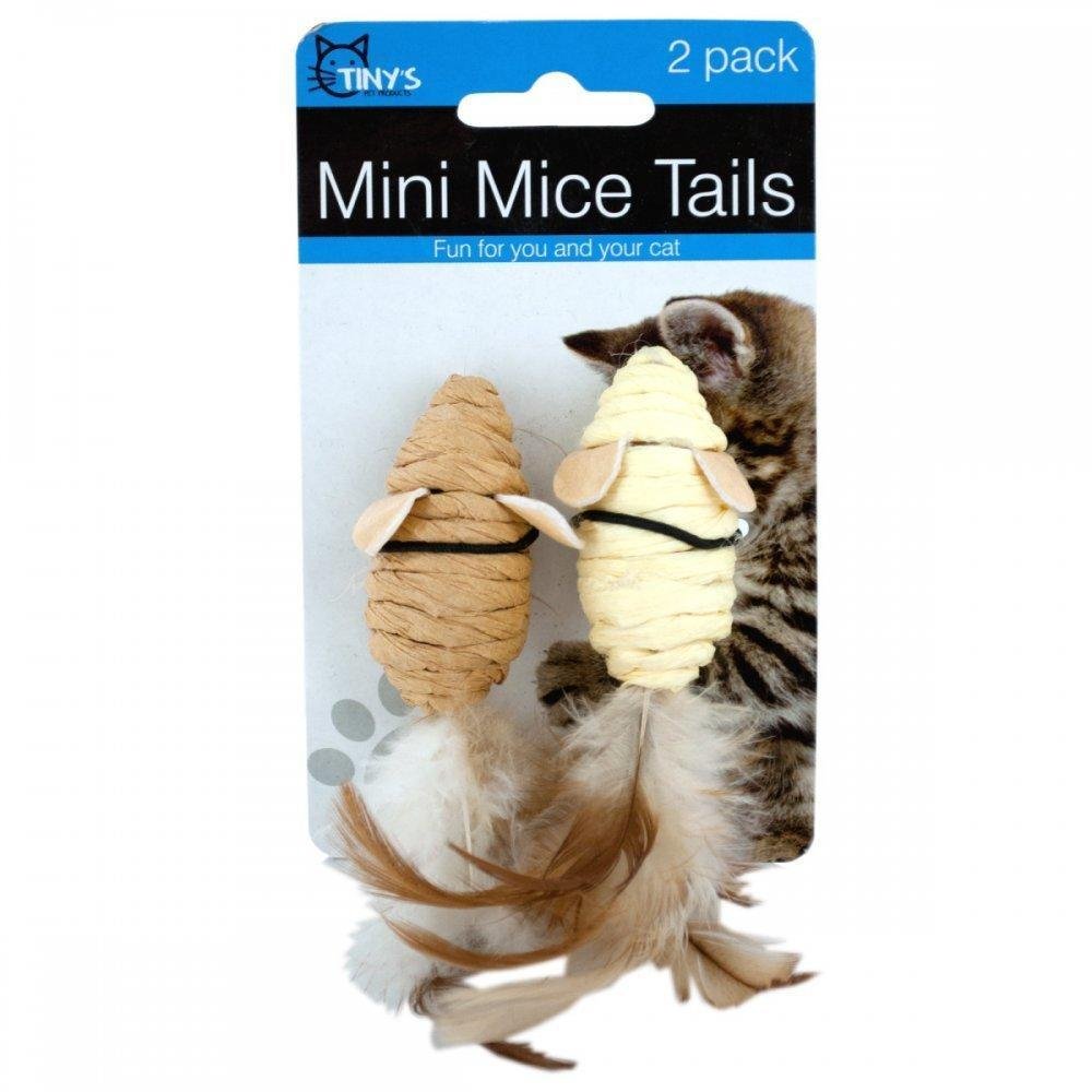 Mini Mice Cat Toys for Kittens - Interactive Pet Toys for Indoor Play - Cute Small Mouse Toys for Cats to Chase and Pounce - Perfect for Playtime and Exercise