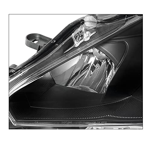2013-2015 Nissan Altima Sedan 4DR Projector Headlights - Black Housing with 6
