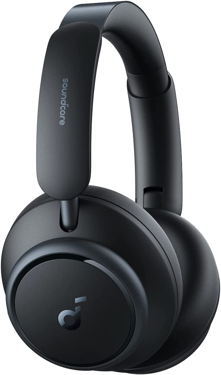 Anker Soundcore Space Q45 Wireless Headphones with Adaptive Active Noise Cancelling (98% Noise Reduction), 50H Playtime, LDAC Hi-Res Audio, Bluetooth 5.3, App Control - Perfect for Travel, Work & Commuting (Renewed)