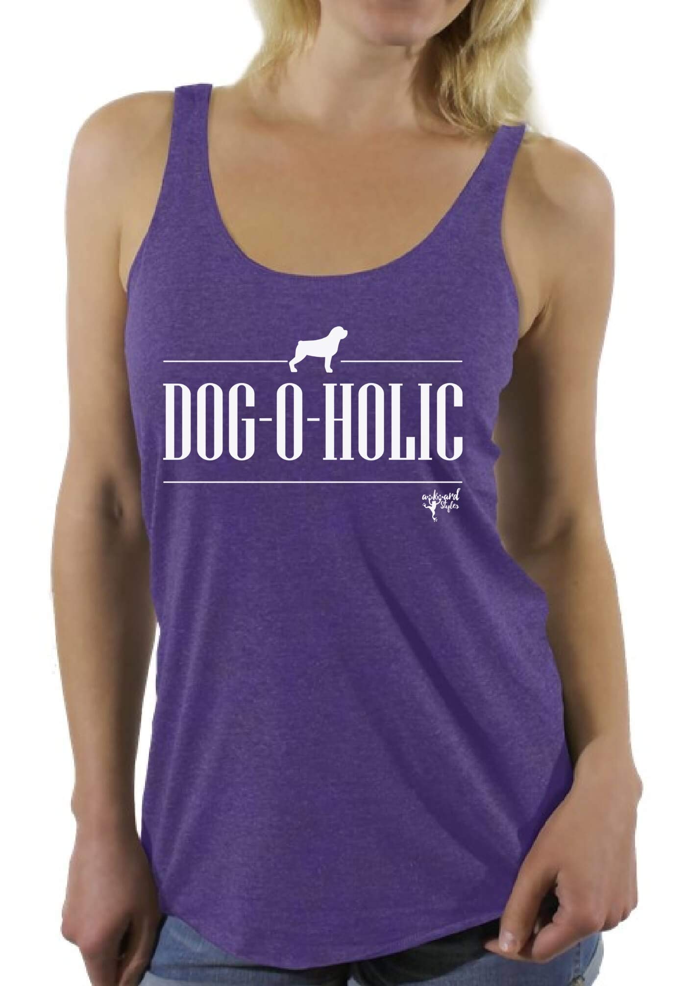 Funny Dog Lover Racerback Tank Top - Cute Animal Sayings Graphic Tee for Women & Men - Perfect Gift for Pet Owners - Gym, Running, Casual Wear