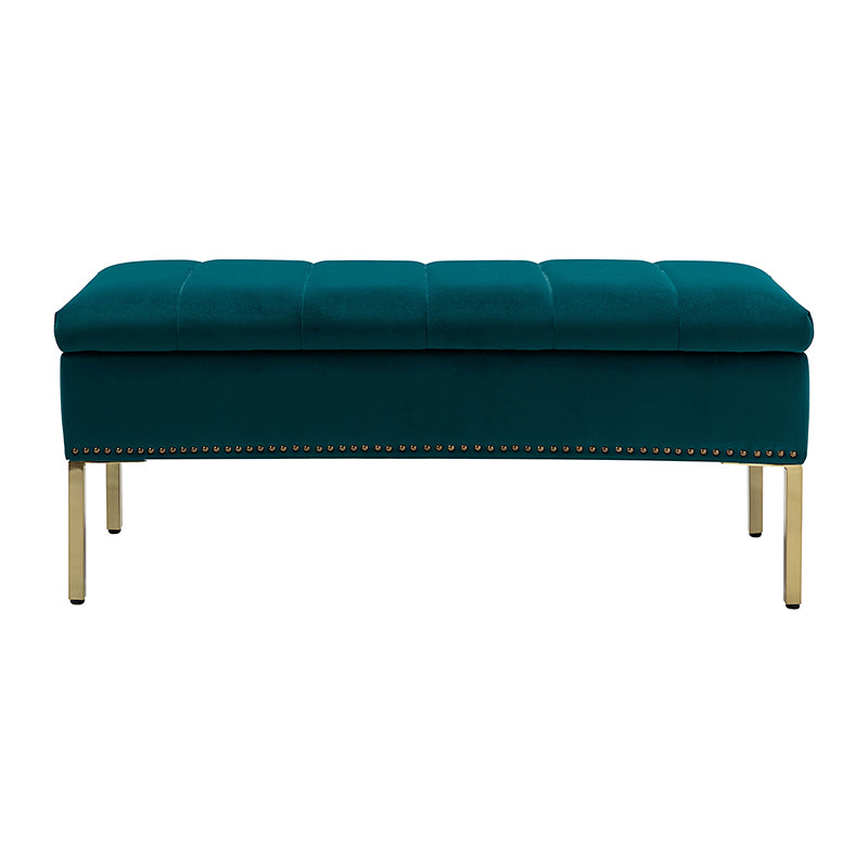 Egmund Upholstered Flip Top Storage Bench - Stylish Ottoman with Hidden Storage for Bedroom, Living Room & Entryway - Perfect for Home Organization & Extra Seating