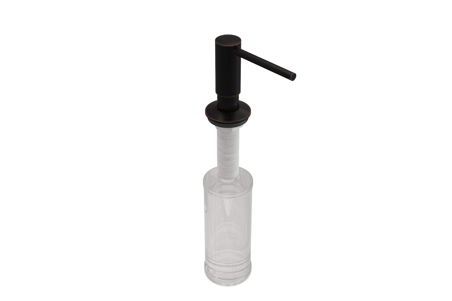 BOCCHI 2340 0003 ORB Tronto Soap Dispenser - Oil Rubbed Bronze Finish - Elegant Bathroom & Kitchen Liquid Soap Dispenser for Modern Homes