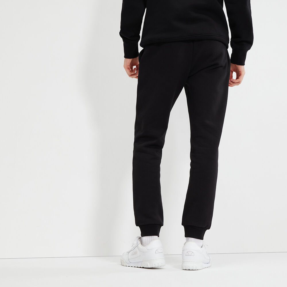 Ellesse Men's Ovest Black Casual Pants - Comfortable Slim Fit Joggers for Gym, Workout & Everyday Wear