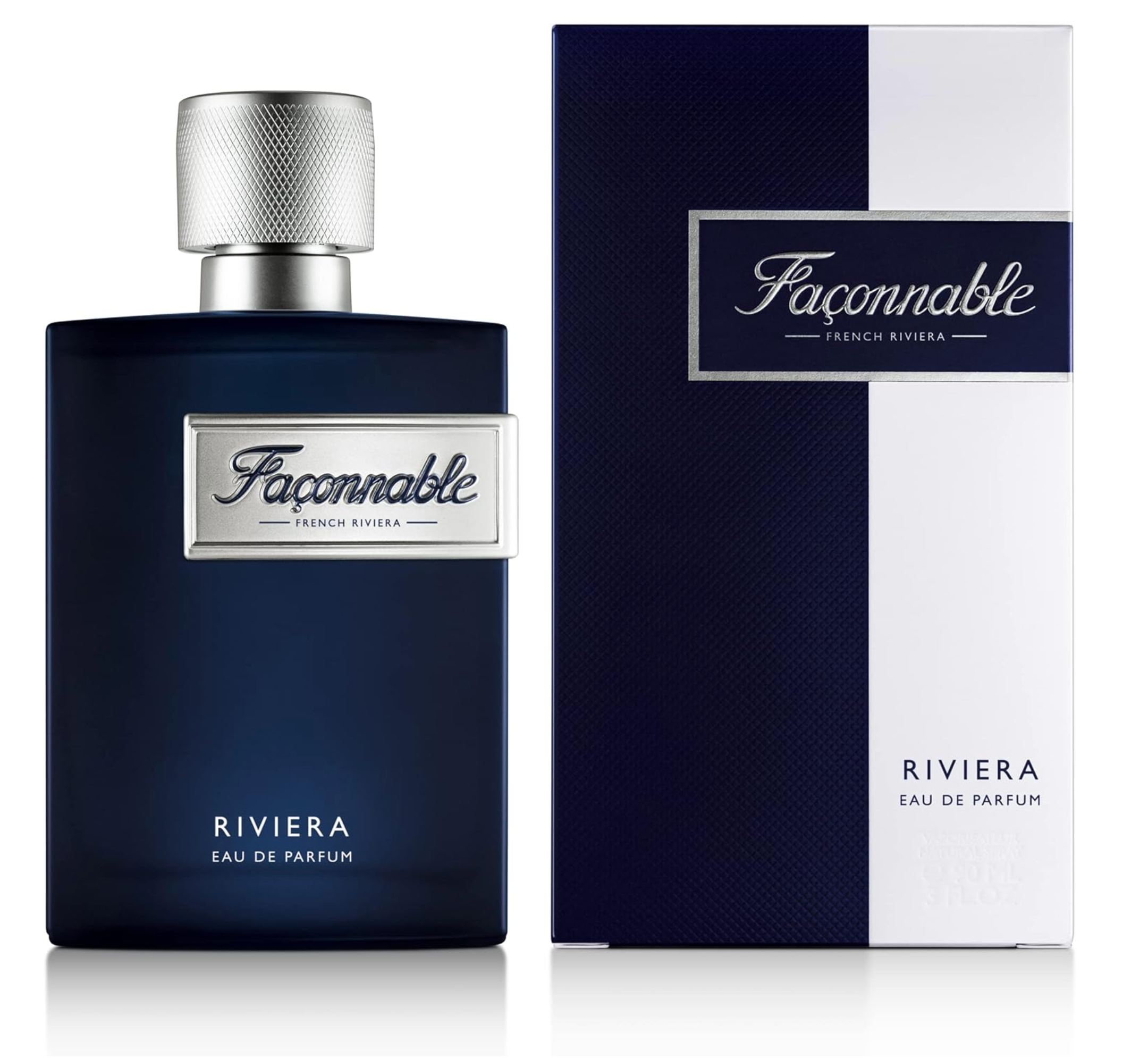 Faconnable Riviera 90ML Eau De Parfum Spray for Men - Fresh Citrus & Woody Fragrance for Day & Night Wear, Office & Date Night