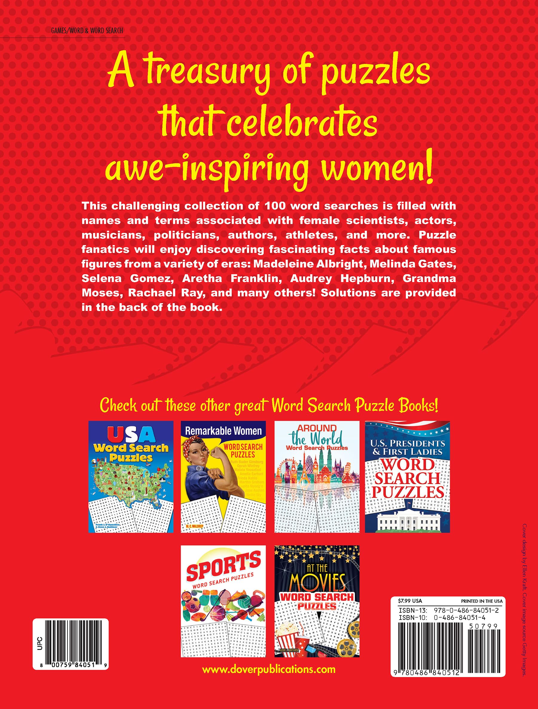 Remarkable Women Word Search Puzzles: Inspiring Brain Games for All Ages – Perfect for Classrooms, Family Fun, and Relaxation