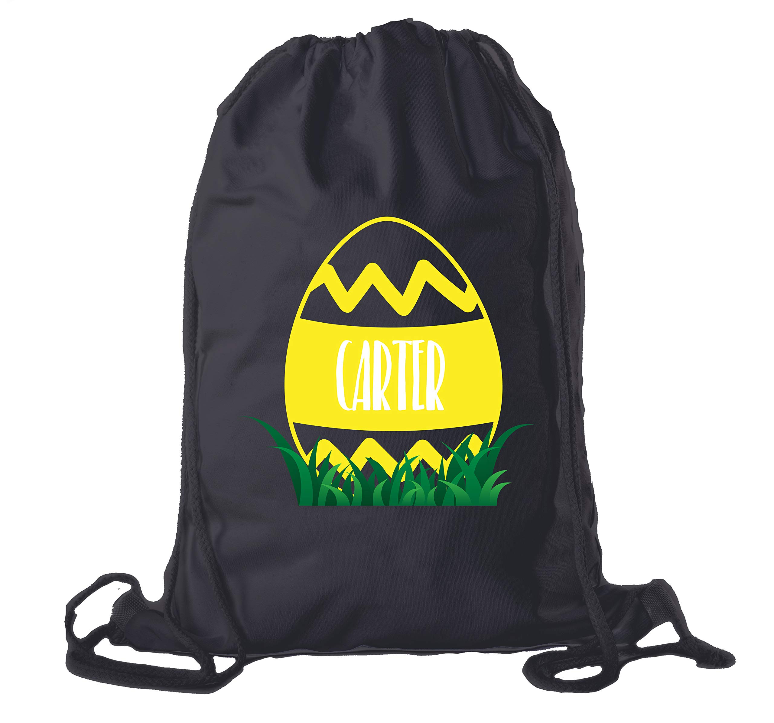 Custom Easter Basket Bags - Personalized Cotton Drawstring Backpacks for Easter Egg Hunt & Gifts - Reusable Holiday Party Favors for Kids & Adults