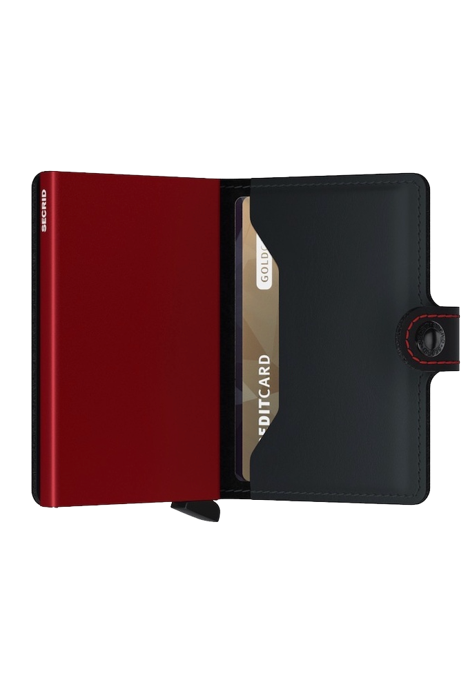 SECRID Miniwallet Matte - Slim RFID Blocking Leather Wallet for Men & Women | Perfect for Travel, Business & Everyday Use