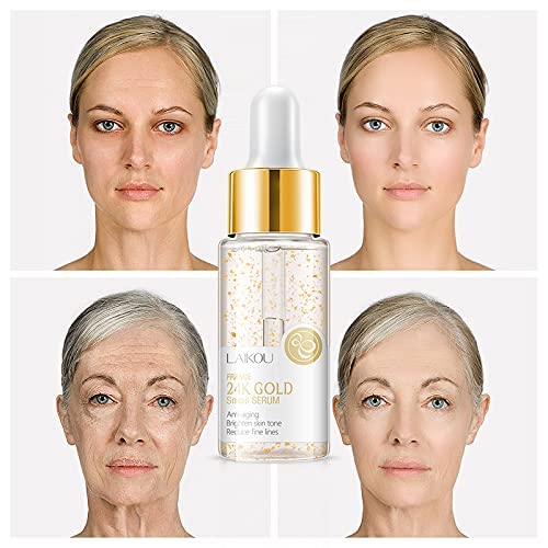 Best Face Serum for Glowing Skin - Anti-Aging & Hydrating Vitamin C Serum with Hyaluronic Acid - Perfect for Daily Skincare Routine & Nighttime Use