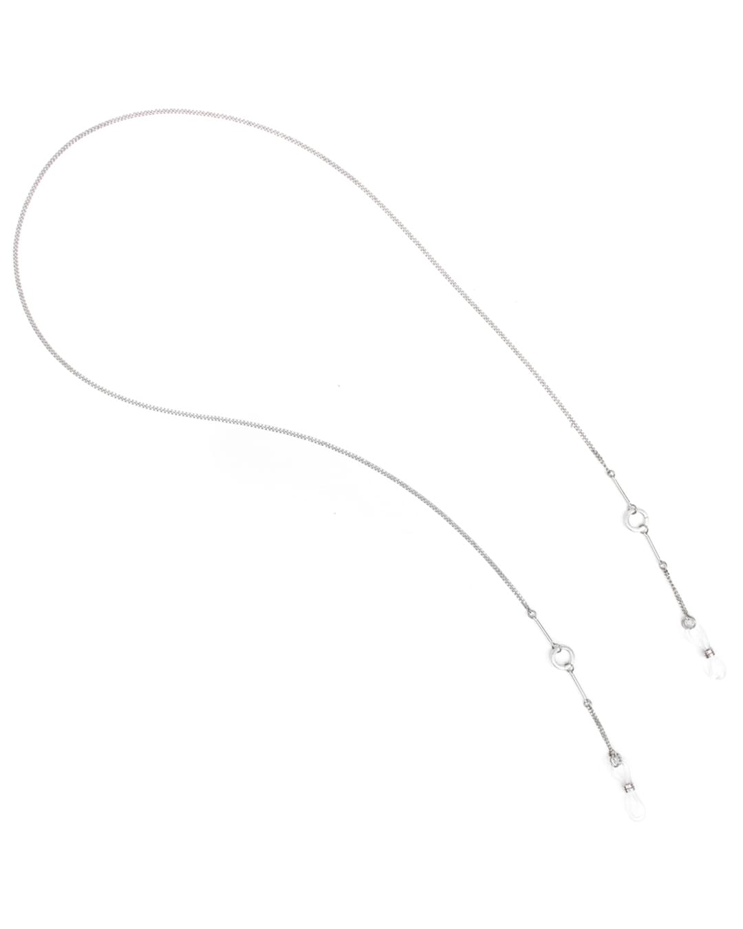 Stylish Holy Silver Glasses Chain for Women & Men - Fashionable Eyewear Accessory for Reading, Driving & Everyday Use