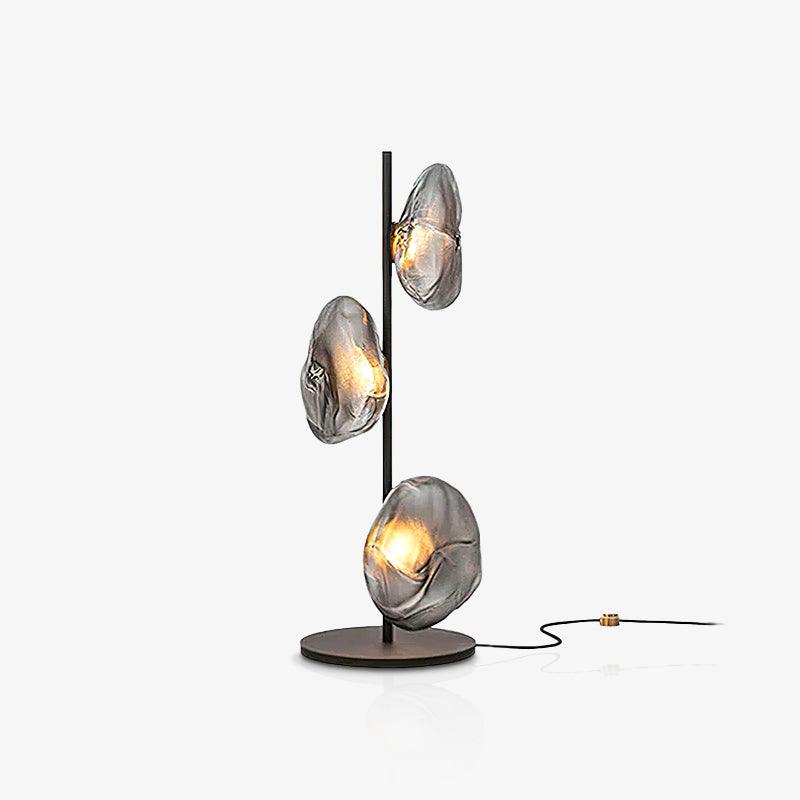 Elegant Glass Petals Table Lamp - Modern Home Decor for Bedroom, Living Room & Office - Soft Ambient Lighting for Relaxation & Reading