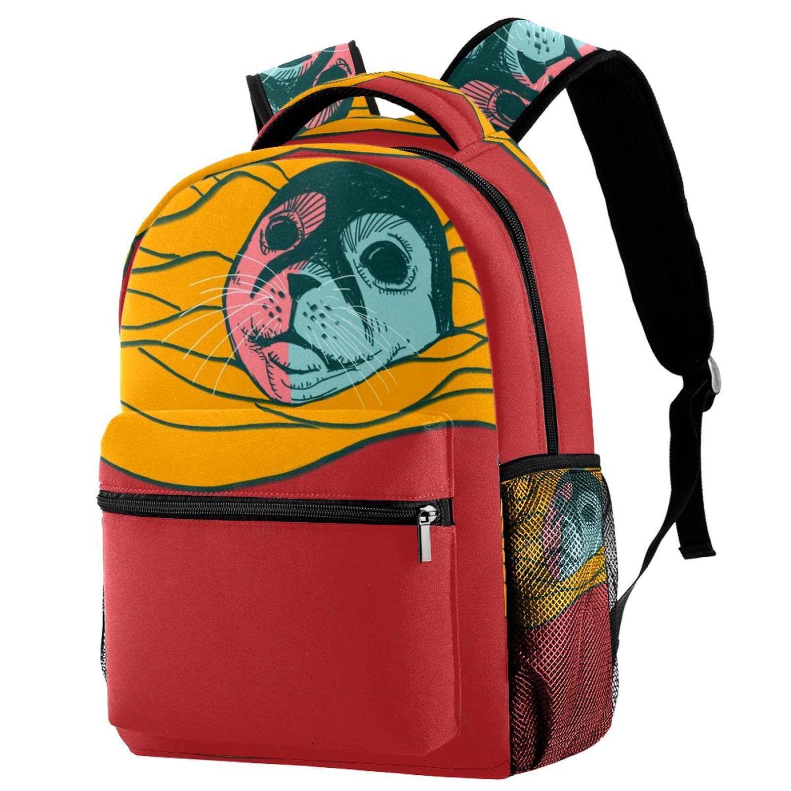 Dog Under the Pan Backpack for Kids - Cute School Backpack for Boys & Girls - Perfect for School, Travel & Outdoor Adventures
