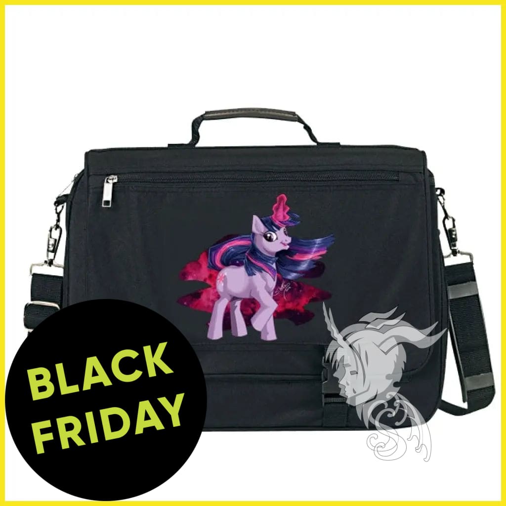 My Little Pony OG Twilight Sparkle Laptop Bag for Women - Cute Cartoon Character Backpack for School, Work & Travel