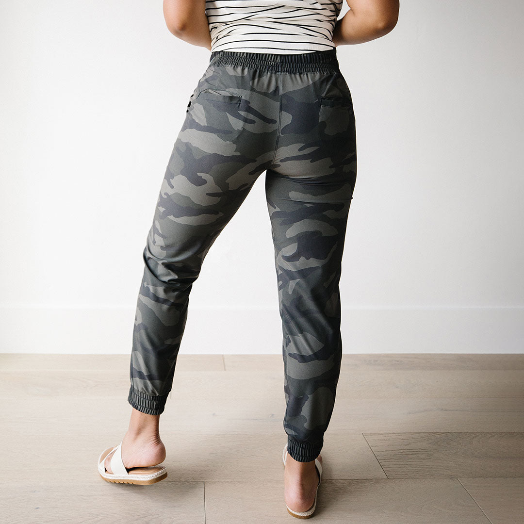 Camo Destination Joggers for Men - Comfortable Camouflage Casual Pants for Outdoor, Gym & Lounge Wear