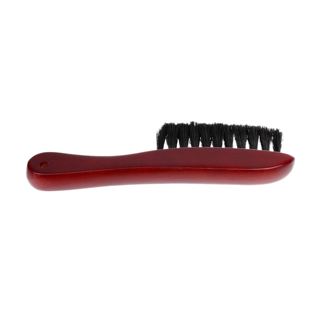 Premium Wood Handle Horse Hair Rail Brush - Snooker & Pool Table Cleaner Tool for Professional Billiards & Home Game Rooms