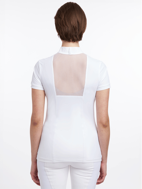 Camille Short Sleeve Show Shirt by LeMieux - Elegant Equestrian Competition Top for Women - Perfect for Horse Riding Shows & Dressage Events