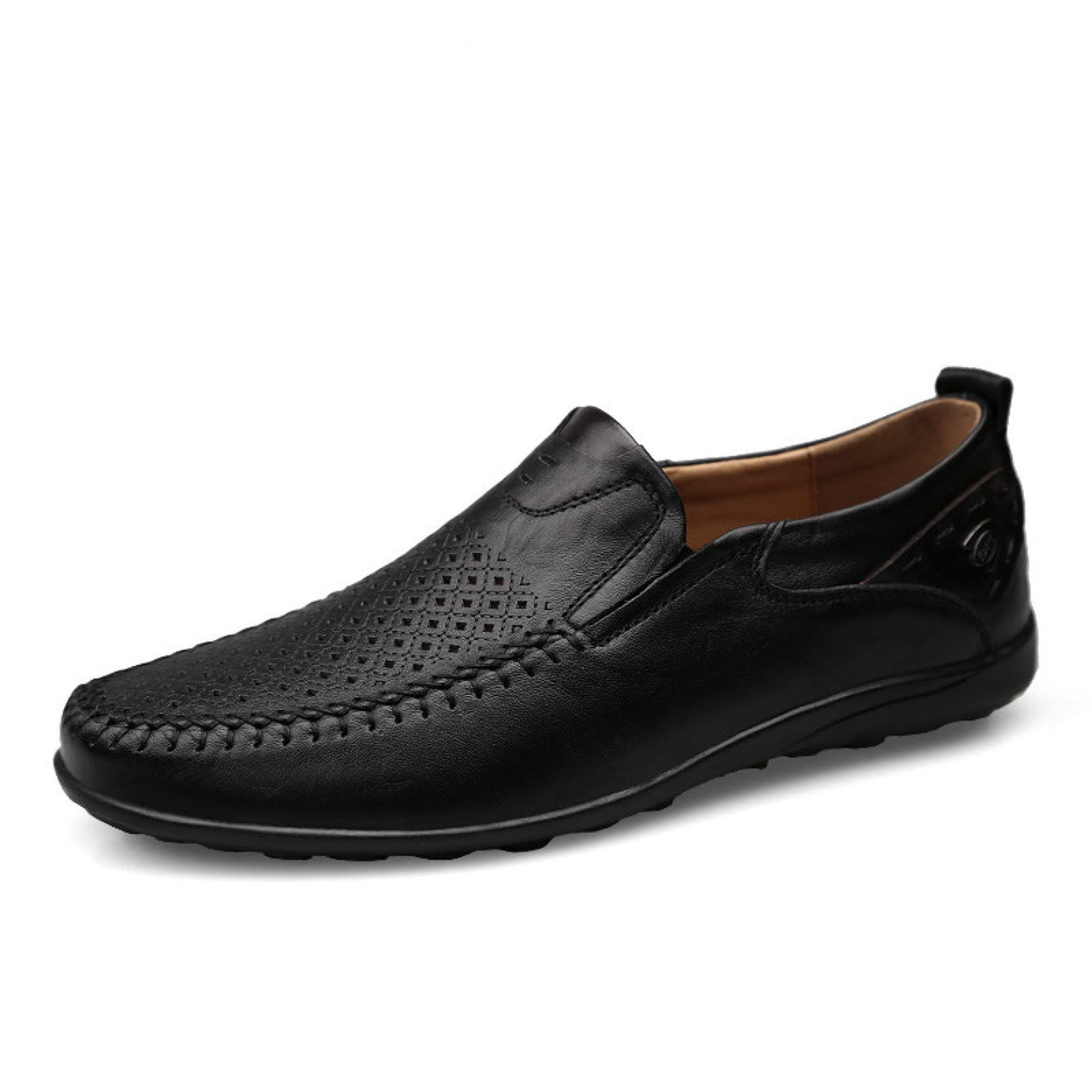 Men's Casual Summer Loafers - Soft PU Leather Slip-On Moccasins Breathable Driving Shoes for Men | Comfortable & Lightweight for Daily Wear, Office, Travel & Outdoor Activities