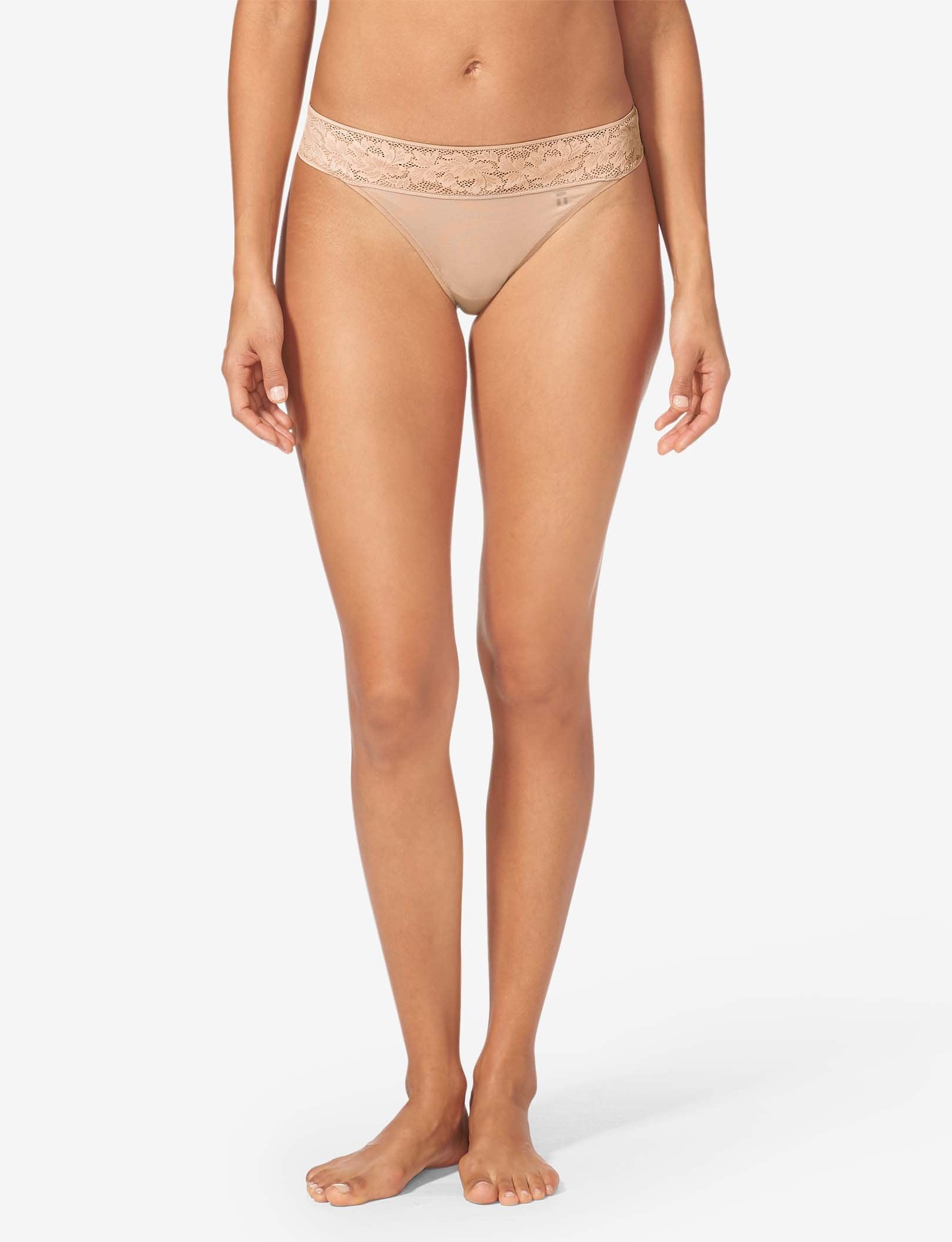 Sexy Women's Lace Thong Panties - Ultra Soft Second Skin Underwear for Everyday Comfort | Perfect for Date Night, Bridal Lingerie & Special Occasions