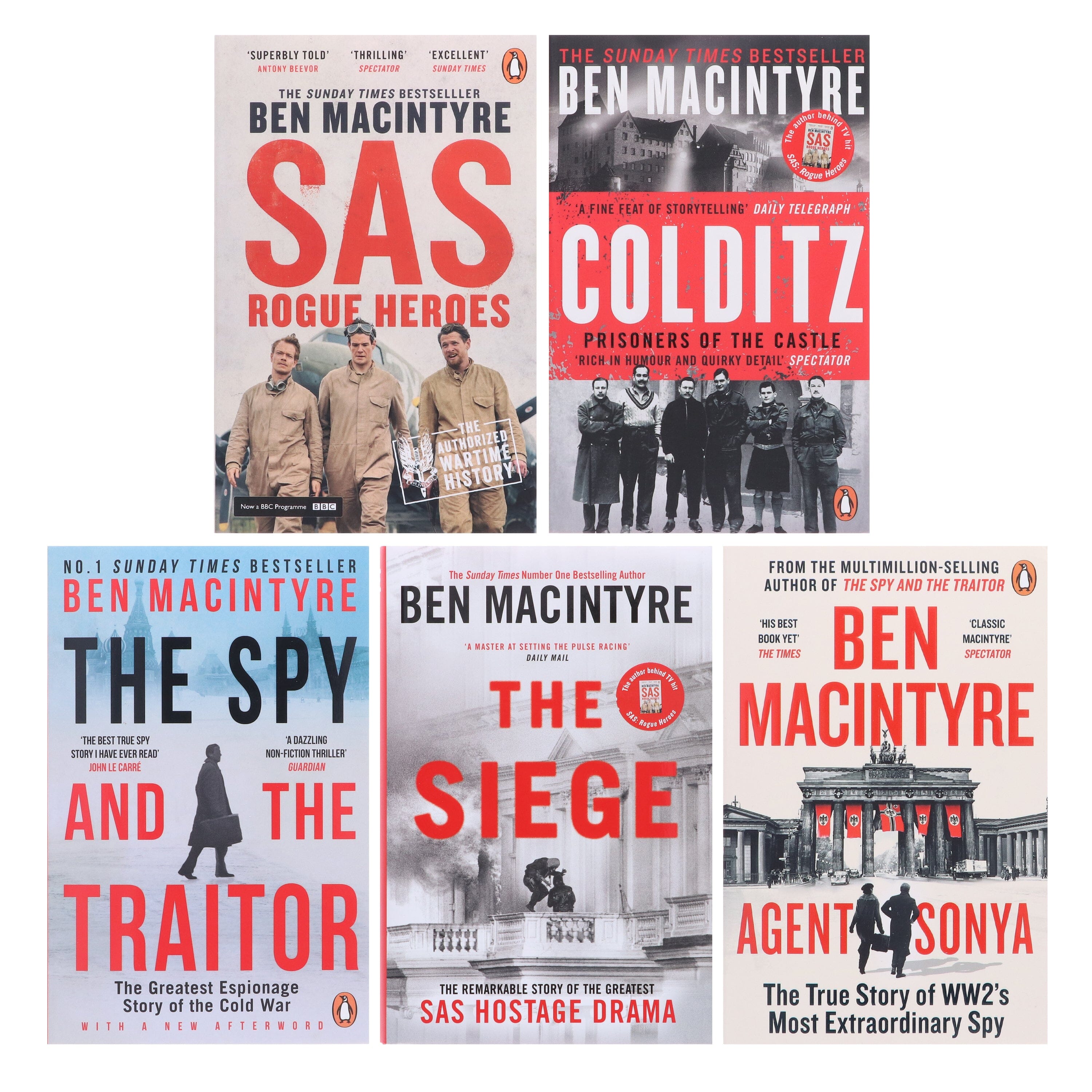 Ben Macintyre 5 Books Collection Set - Non Fiction Paperback & Hardback Editions - Perfect for History Lovers, Book Collectors & Gift Giving