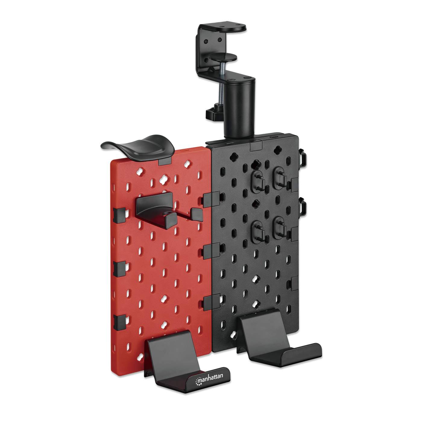 Pegboard Desktop Organizer and Accessory Holder - Wall Mounted Storage Solution for Office, Workshop & Home Organization - Perfect for Tools, Stationery & Craft Supplies