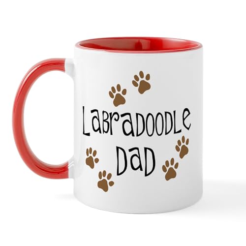 White/Red Inside - Labradoodle Dad Mug