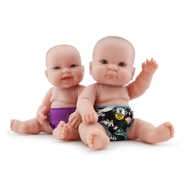 Rumparooz Reusable Cloth Doll Diapers - Soft & Absorbent for Baby Dolls, Perfect for Pretend Play & Parenting Practice