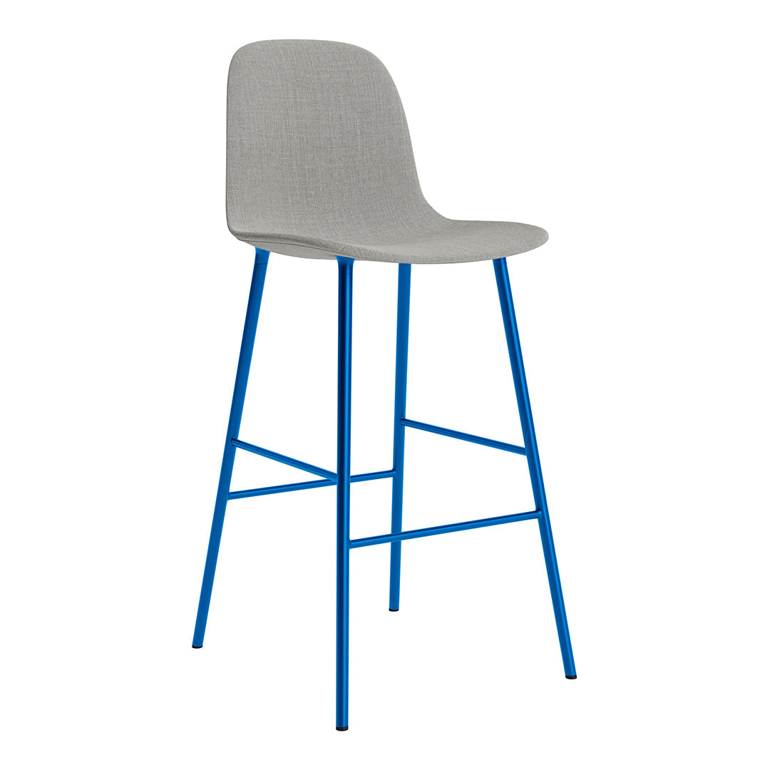 Modern Form Bar Chair - Fully Upholstered Counter Stool with Comfortable Seat - Perfect for Kitchen Islands, Breakfast Bars & Home Bars