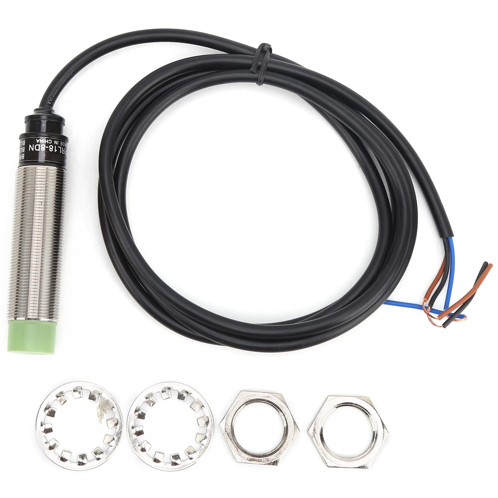 3-Wire Brass Approach Switch for Machine Tools - Durable Industrial Safety Switch for Factories, DIY Projects & Automation Systems | Perfect for CNC Machines, Lathes & Milling Equipment