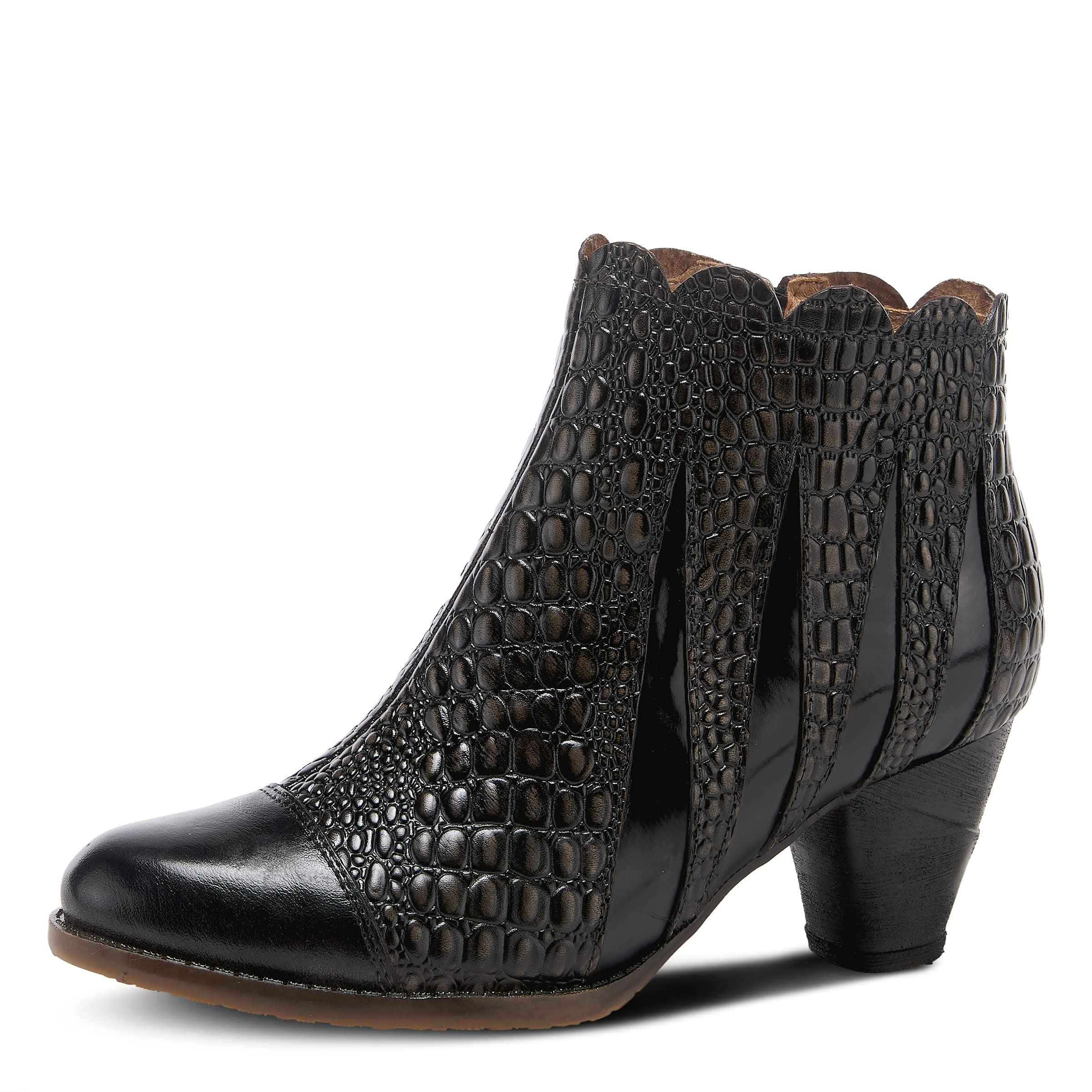 Spring Step L'Artiste Women's Extrovert Bootie - Comfortable Ankle Boots for Women, Fashion Chunky Heel Booties | Perfect for Office, Dating & Night Out