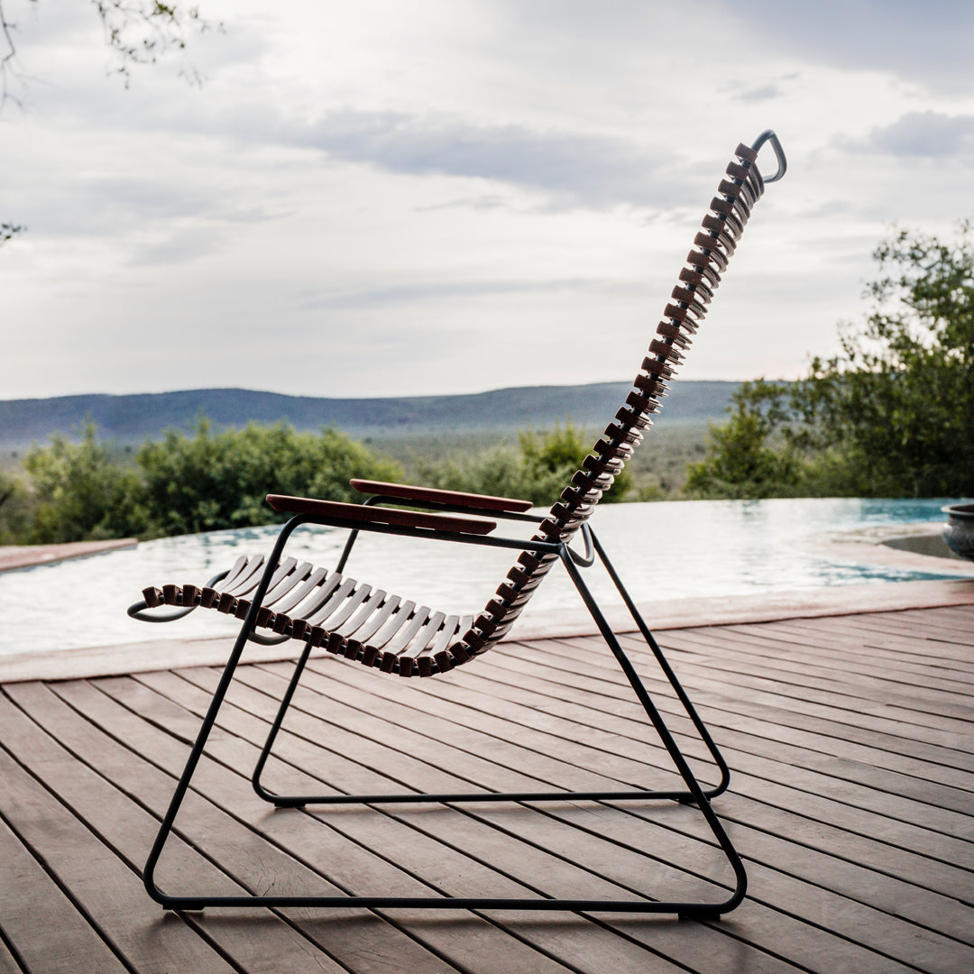 Click Outdoor Lounge Chair - Waterproof & Durable Patio Furniture for Poolside, Garden, and Backyard Relaxation