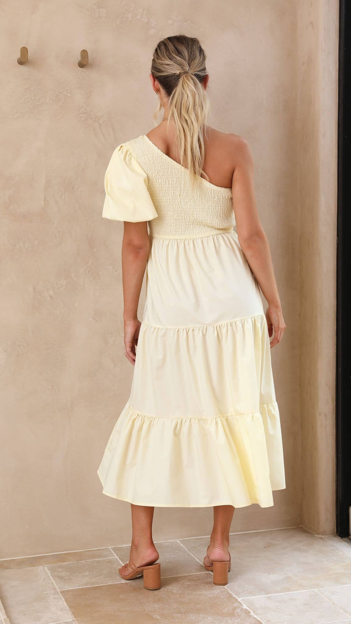 Frankie Maxi Dress for Women - Flowy Long Summer Dress in Yellow | Perfect for Beach, Vacation & Casual Outings