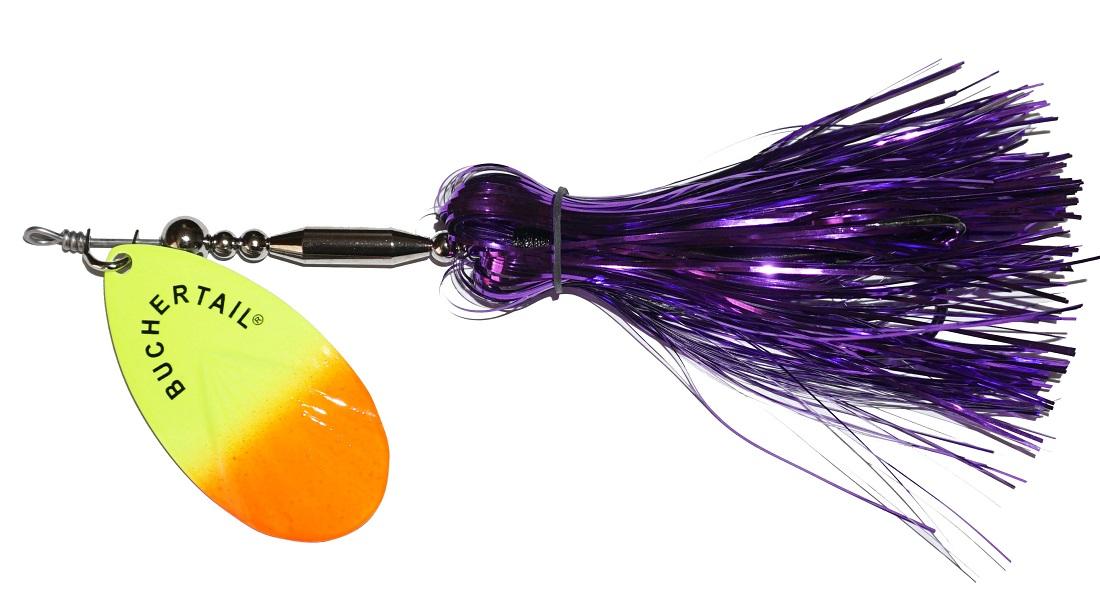 Buchertail 701 Tinsel Bucktail Jig - Premium Fishing Lures for Bass, Walleye & Trout - Perfect for Freshwater & Saltwater Fishing