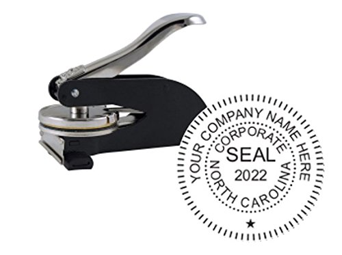Premium North Carolina Corporate Seal Desk Model - 1-5/8