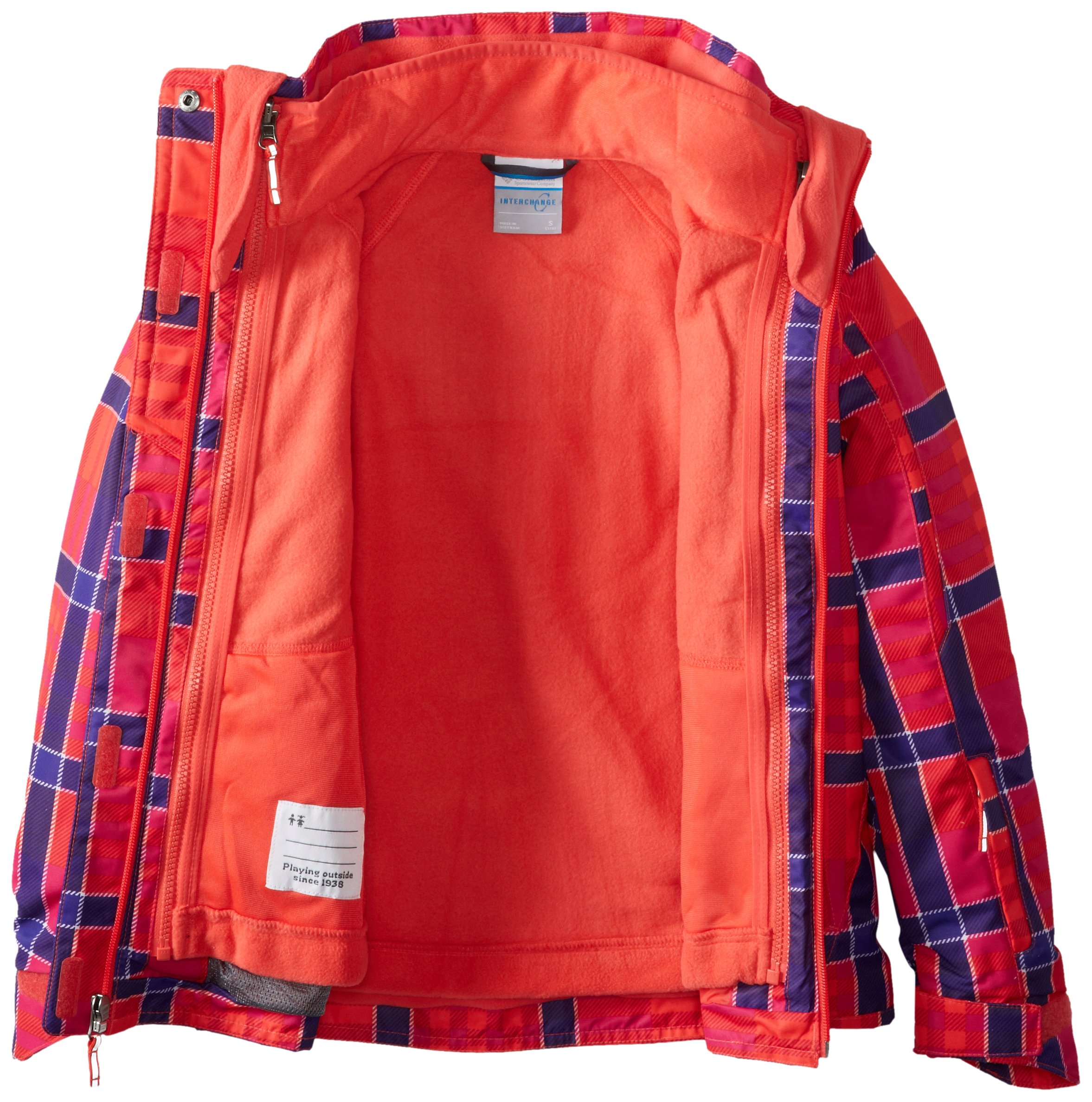 Columbia Girl's Bugaboo Interchange Jacket - Waterproof & Breathable Winter Coat for Kids - Perfect for Snow Play, Skiing & Outdoor Adventures