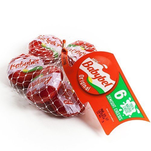 Laughing Cow Mini Babybel Red Cheese Snacks - 4.5 Ounce (Pack of 10) | Healthy On-the-Go Snack for Kids Lunch Boxes, Office Breaks & Travel