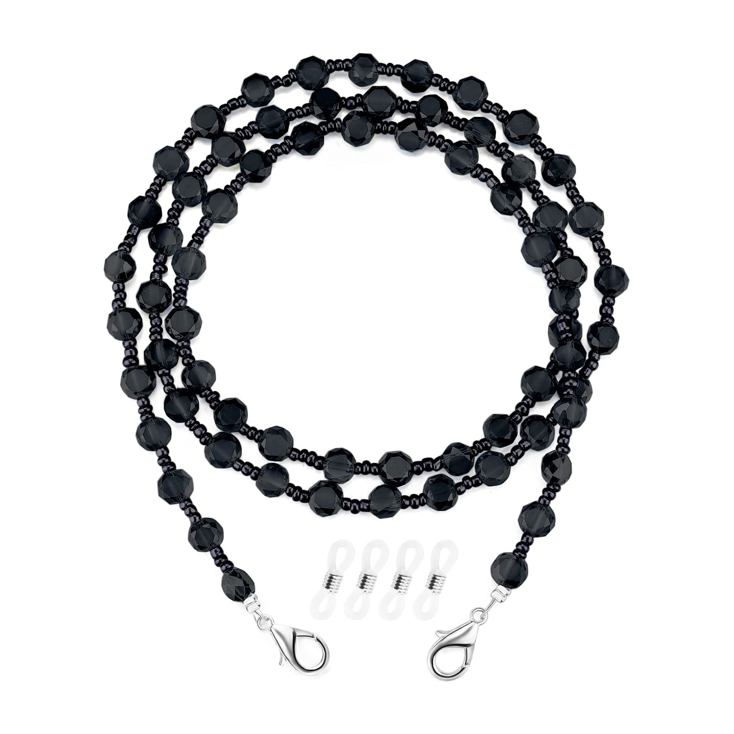 Stylish Women's Eyeglass Chain Necklace - Crimmy Glasses Holder for Sunglasses & Masks - Perfect for Reading, Driving & Outdoor Activities