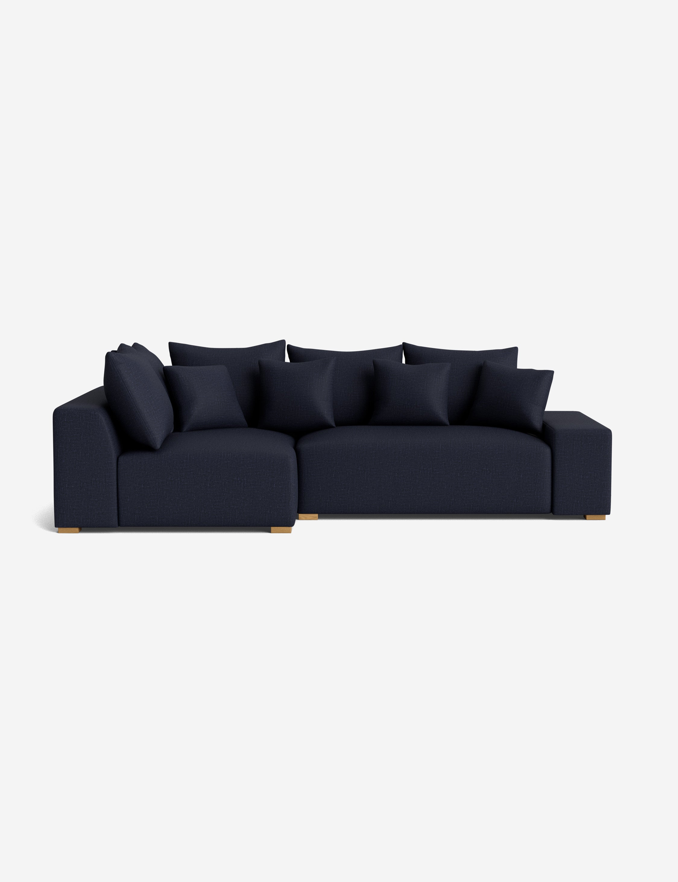 Stylish Clayton Sectional Sofa - Modern L-Shaped Couch for Living Room, Home Theater & Lounge Areas | Comfortable Fabric Upholstery & Spacious Seating