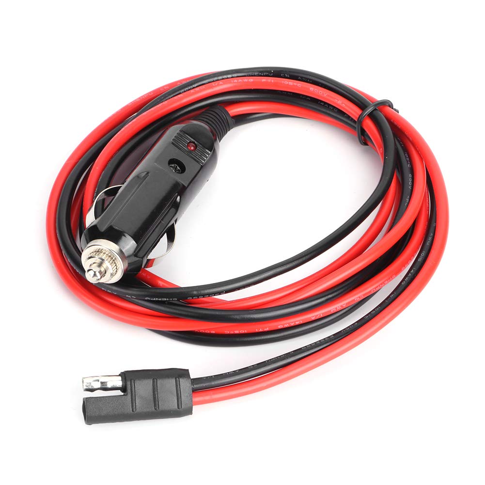 Motorola GM3188 GM3688 GM1280 Two Way Radio Power Cable - 12V DC Cigarette Lighter Charging Cord for Walkie Talkie & Car Radio Accessories - Perfect for Trucking, Construction, and Emergency Communication