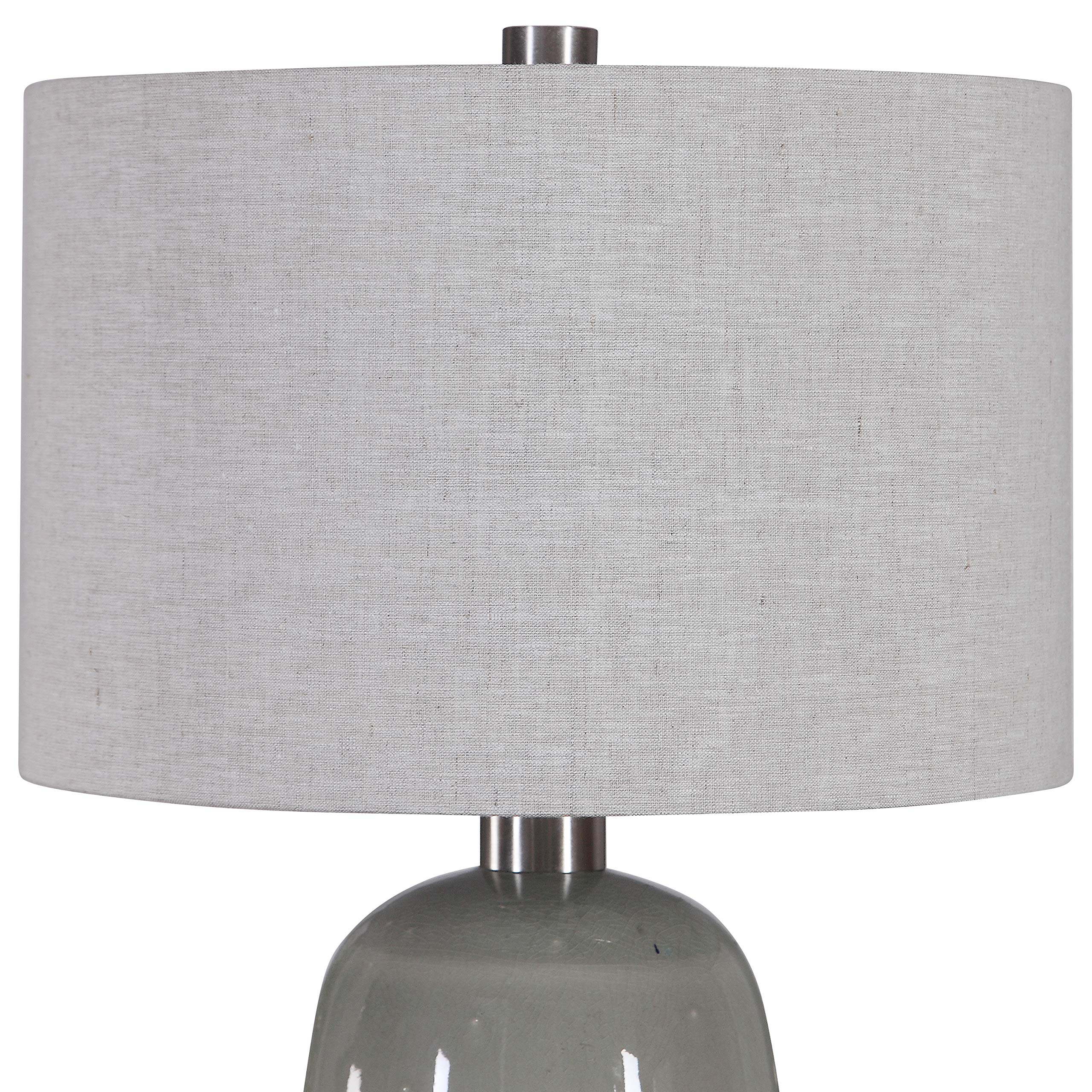 Maggie Ceramic Table Lamp - Modern Decorative Lighting for Living Room, Bedroom & Office - Stylish Home Decor Accent Light with Warm White Glow