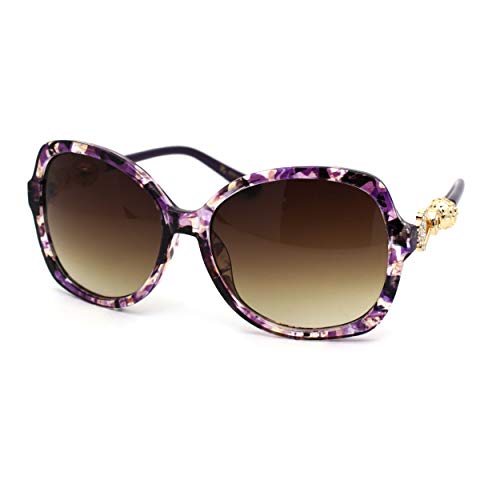 Sparkly Rhinestone Butterfly Sunglasses for Women - Trendy Hinge Design, UV Protection - Perfect for Parties, Beach & Summer Fashion