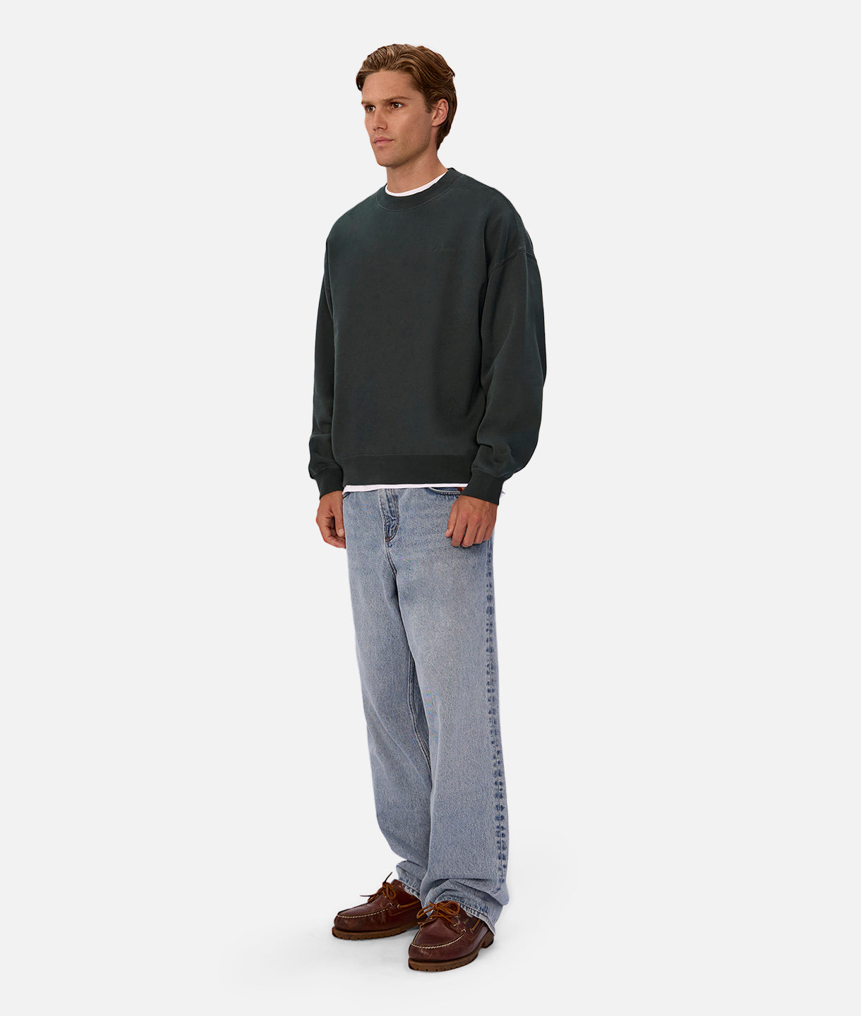 Premium Del Sur Washed Sweater - Soft Rich Green Pullover for Women | Cozy Casual Wear for Fall & Winter | Perfect for Outdoor Activities and Layered Outfits