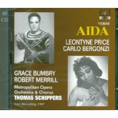 Giuseppe Verdi: Aida Opera Recording - New York 1967 Performance with Leontyne Price, Grace Bumbry & Carlo Bergonzi | Classic Opera Music for Home Listening & Gifts