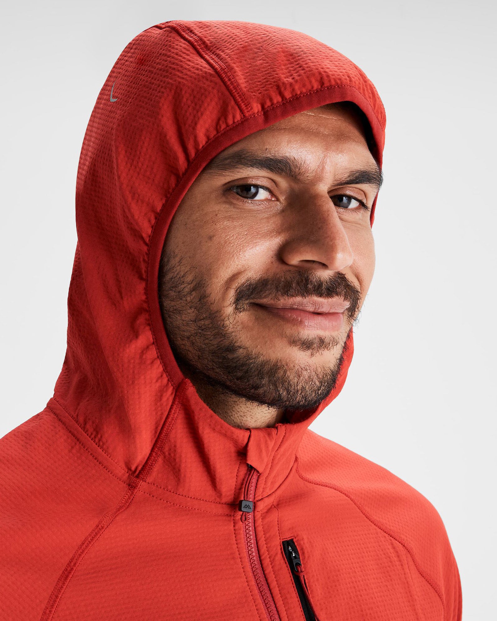 Men's Aysen Hooded Fleece Jacket - Spicy Chilli Pepper Red - Warm Winter Outdoor Coat for Hiking, Camping & Casual Wear
