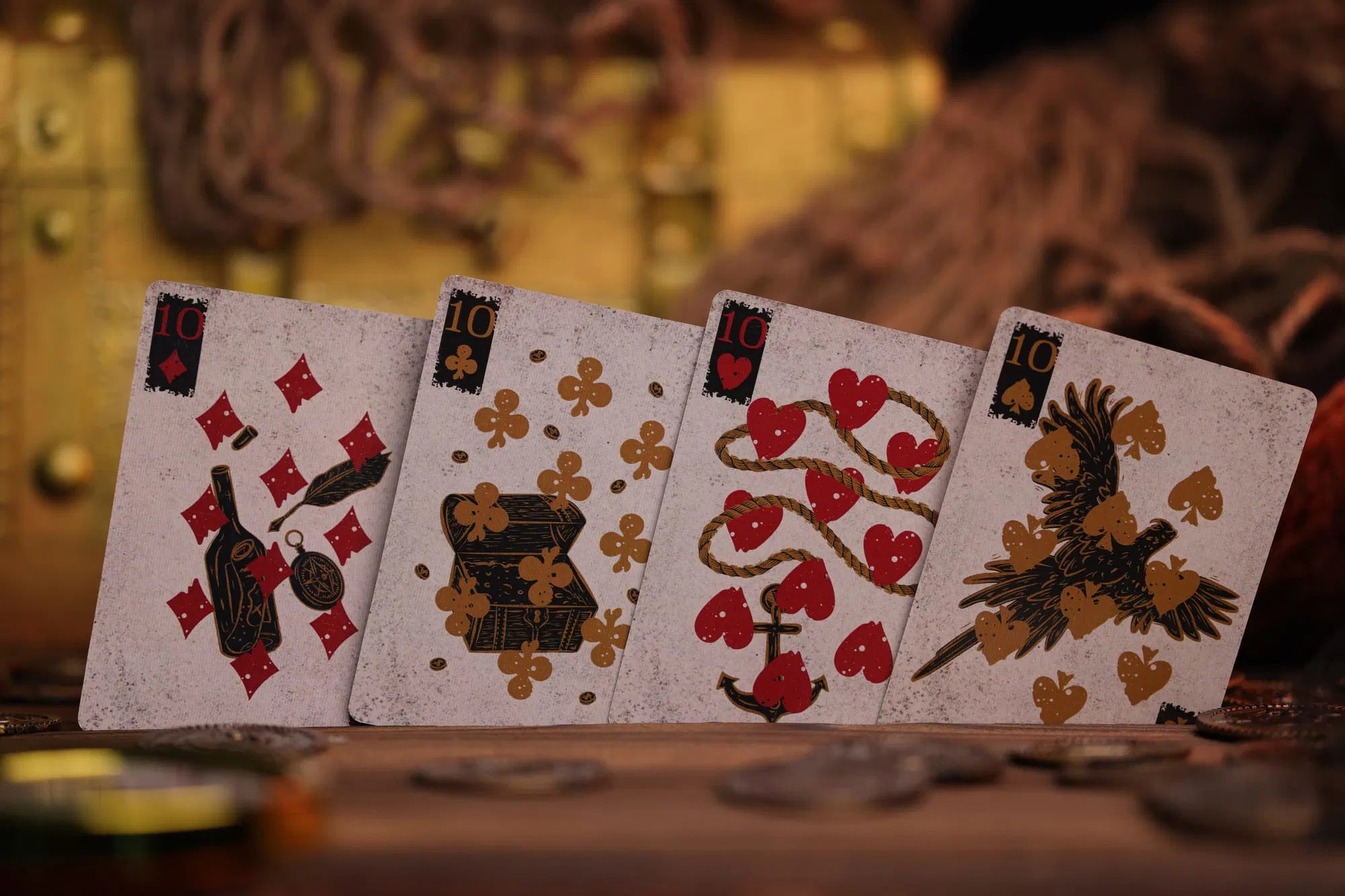 Blackbeard Playing Cards - Premium Pirate-Themed Deck for Poker, Magic Tricks & Collectors | Perfect for Game Nights, Gifts & Cardistry