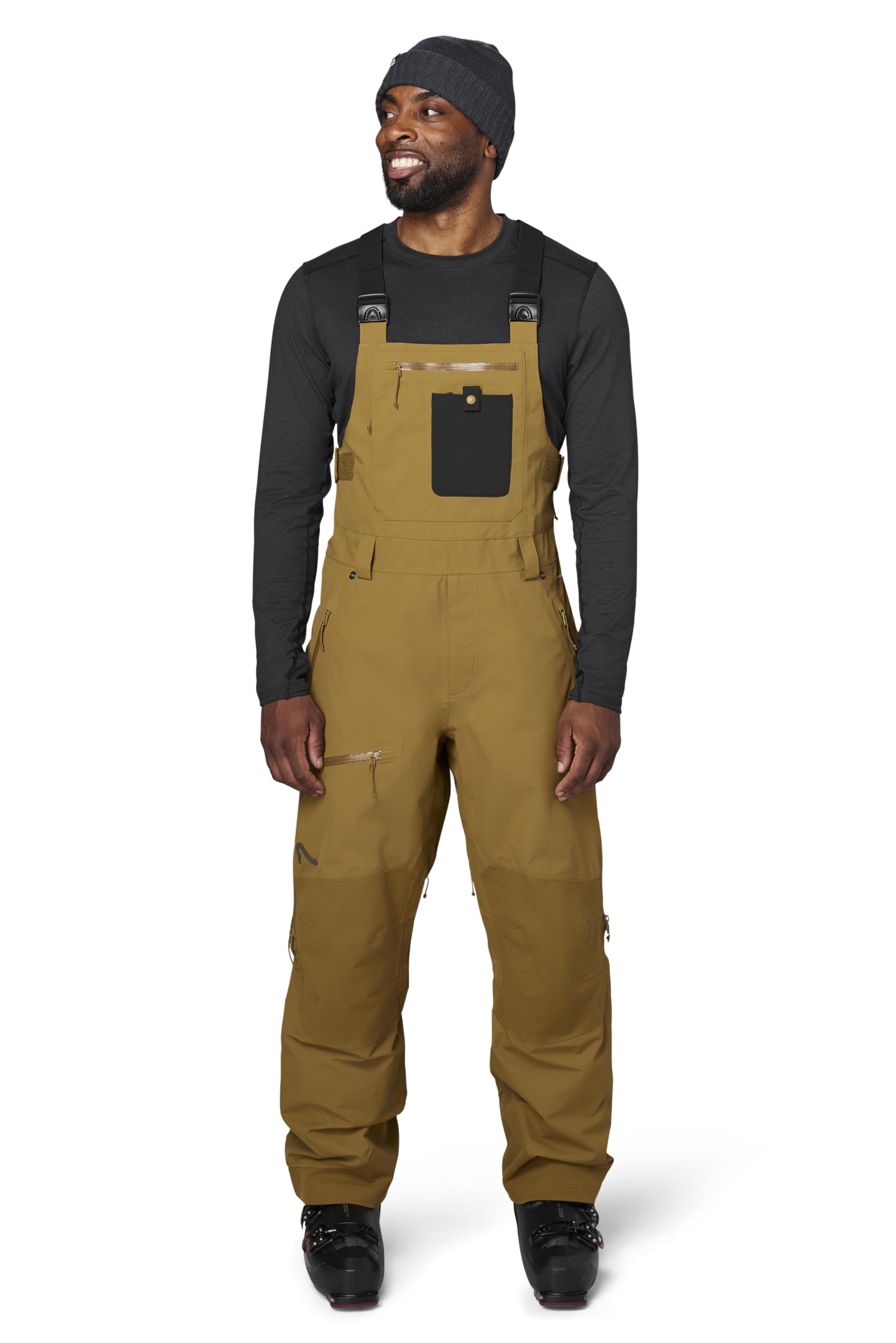 Flylow Men's Baker Bib Waterproof Breathable Ski & Snowboard Pants - Winter Sports Gear for Skiing, Snowboarding & Outdoor Adventures