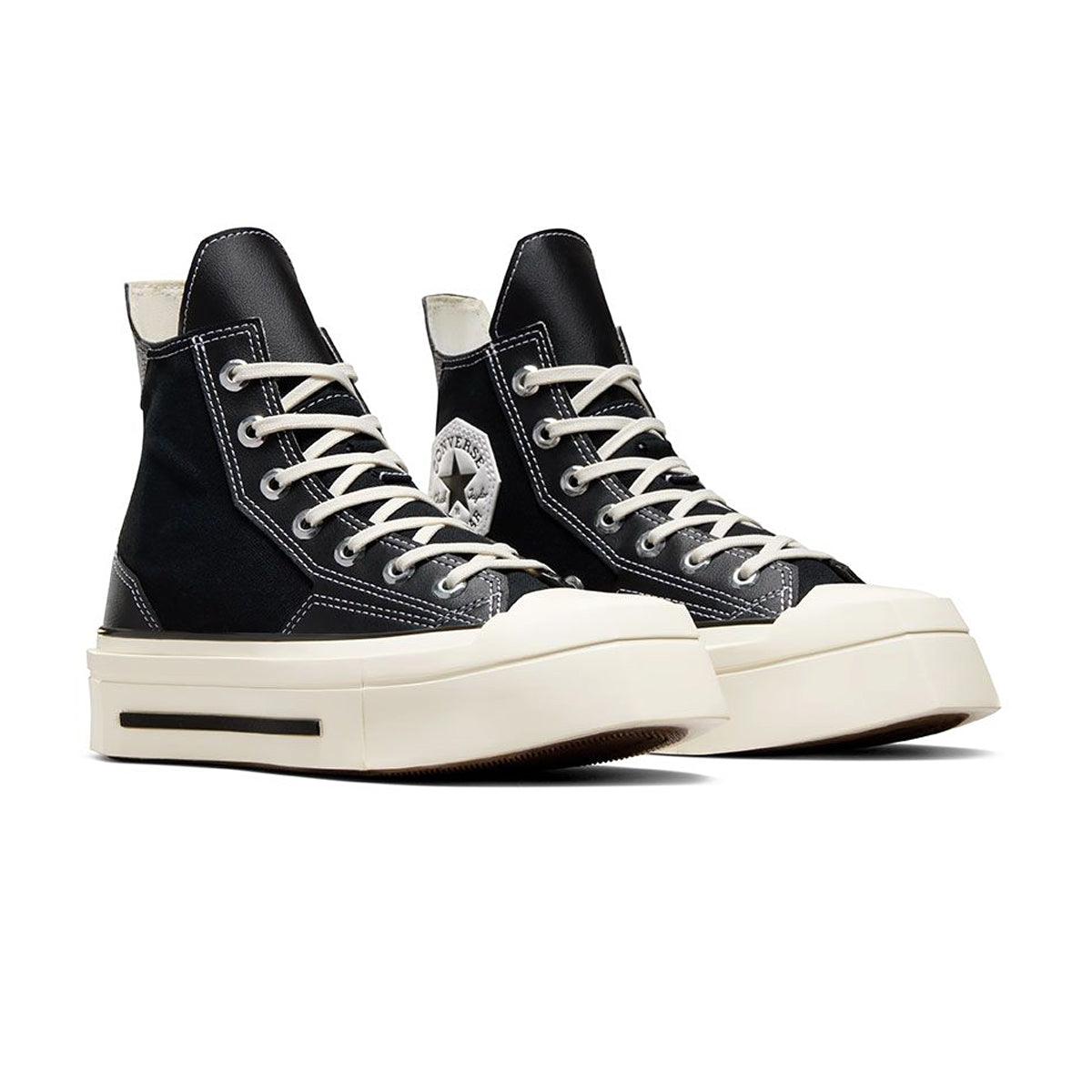 Chuck 70 De Luxe Squared Sneakers in Black - Classic High-Top Canvas Shoes for Men & Women | Streetwear, Casual Wear & Skate Style