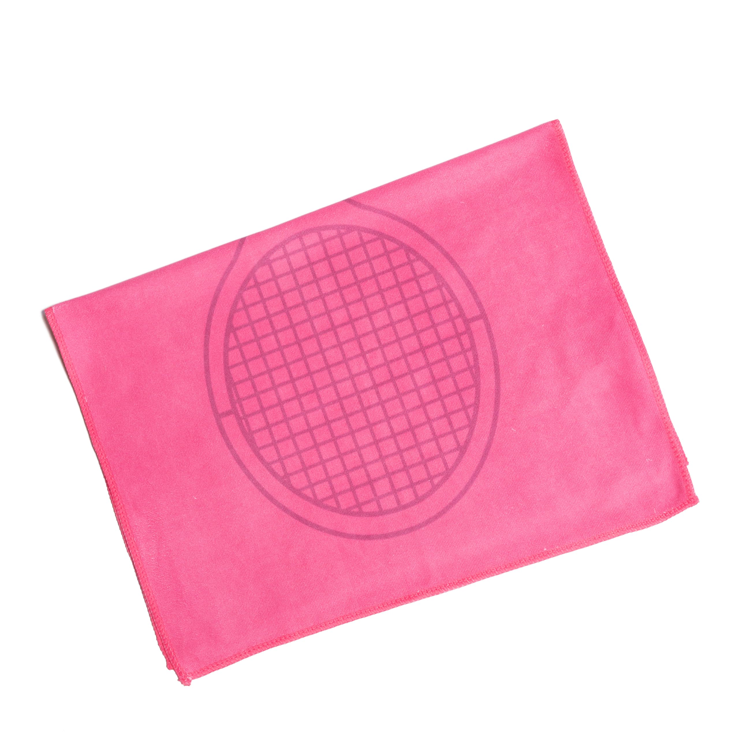 Premium Pink Tennis Towel - Quick-Dry & Absorbent for Tennis Players - Perfect for Courtside, Gym & Sports Activities