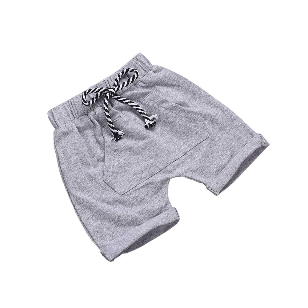 DCUTERQ Boys' Cotton Summer Shorts - Soft Casual Harem Pants with Pockets | Toddler & Baby Comfort Wear for Playtime, Beach & Outdoor Activities